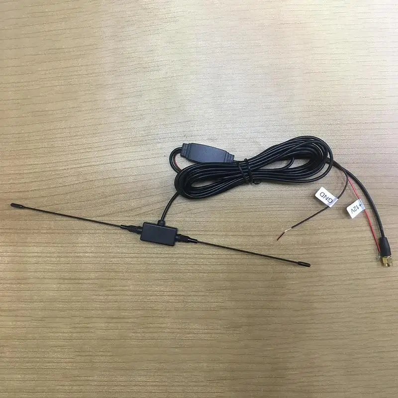 DVB T ISDB Автомобильная радиостанция цифровая ТВ антенна с усилителем разъем SMA