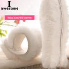 Натуральные стельки из овчины, зимние стандартные стельки, мужские и женские теплые мягкие теплые кашемировые зимние ботинки с подогревом, вставка для обуви