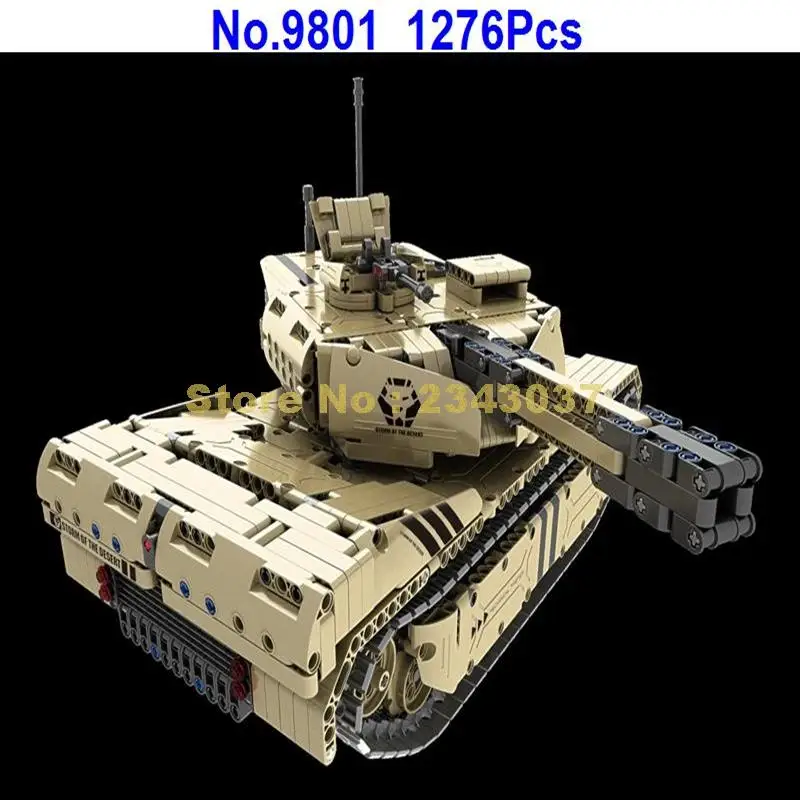 9801 1276 шт. военный дистанционного управления Управление Rc M1a2 главный боевой танк 50