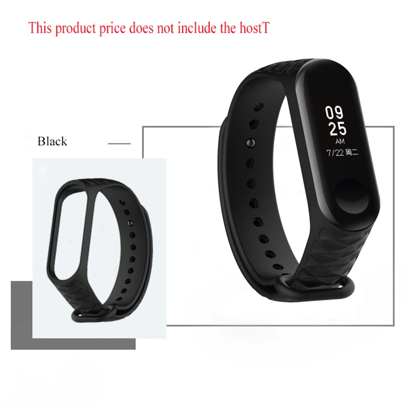 Умный Браслет mi llet Band 3 спортивный силиконовый цветной ремешок для xiaomi band сменные
