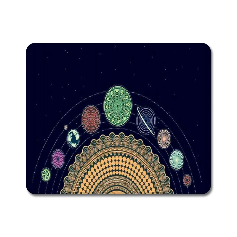 Мандала искусство природа резиновый стол коврик для мыши ноутбук корпус