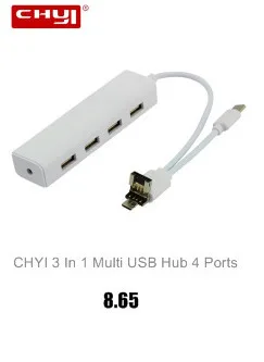 Usb-концентратор 3,0 Алюминий сплава USB разветвитель с SD/TF устройство для чтения карт 4 Порты usb-концентратор, адаптер с кабель usb-c/HDMI для MacBook Pro компьютерные аксессуары