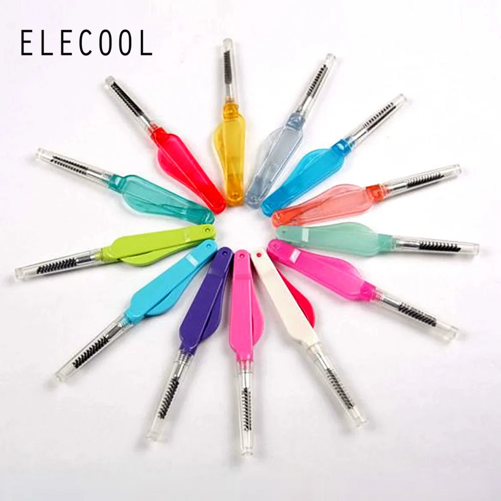 Двухсторонняя кисть для бровей ELECOOL 1 шт. + расческа ресниц сепаратор туши