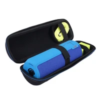 2 1 ue boom travel carry storage hard case for logitech megaboom bluetooth speaker and charger outdoor bag holder zipper pouch