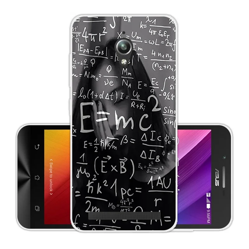 Для Asus Zenfone Go ZC500TG Мягкий ТПУ прозрачный силиконовый зеленый чехол для ZC ZC500 500 500TG
