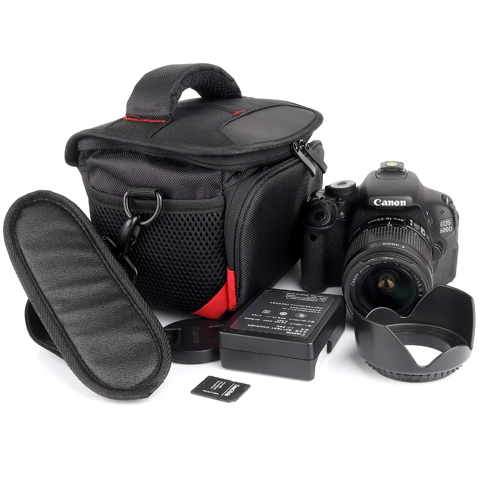 Сумка чехол для DSLR камеры Canon 1300D 750D M10 Nikon D5300 J5 Sony a7 iii ii a6000 Fujifilm XT20 Olympus PENTAX Panasonic