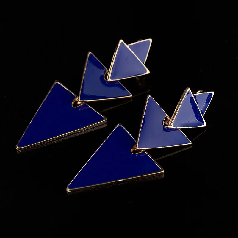 Новое поступление треугольная геометрическая нестандартная эмалированная