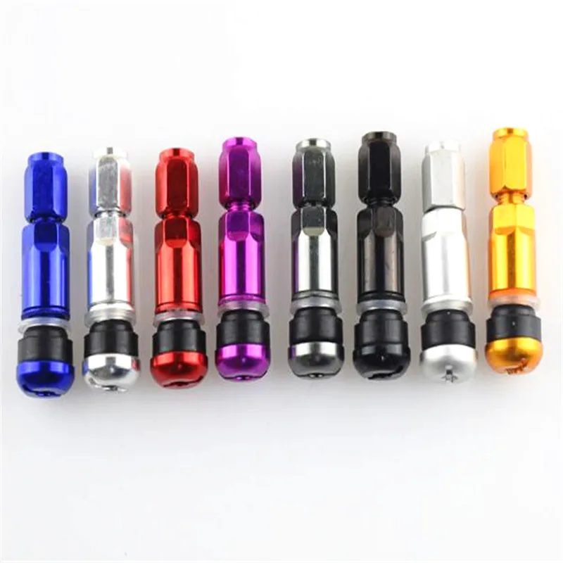 Алюминиевая крышка клапана бескамерной шины автомобиля TPMS медный сердечник