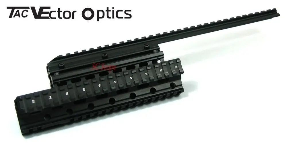 Бесплатная доставка Saiga12 тактическая система Quad Rail подходит для Saiga 12 Ga. и