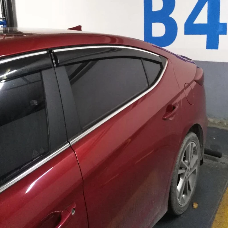 Подходит для hyundai Elantra 4 шт./компл. окна козырек Vent Оттенки Защита от солнца дождь дефлектор гвардии авто аксессуары
