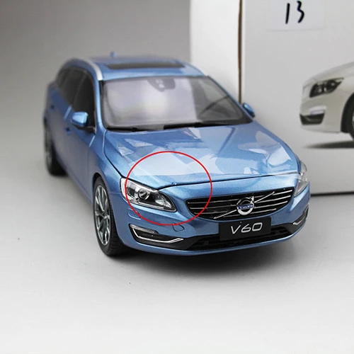 No.13 V60 Неисправная модель 1/18 Volvo XC90 XC60 S90 XC40 XC CLASSIC V60 V40 модель автомобиля литая под давлением Модель автомобиля игрушки детские подарки для мальчиков девочек - Цвет: No.13 V60