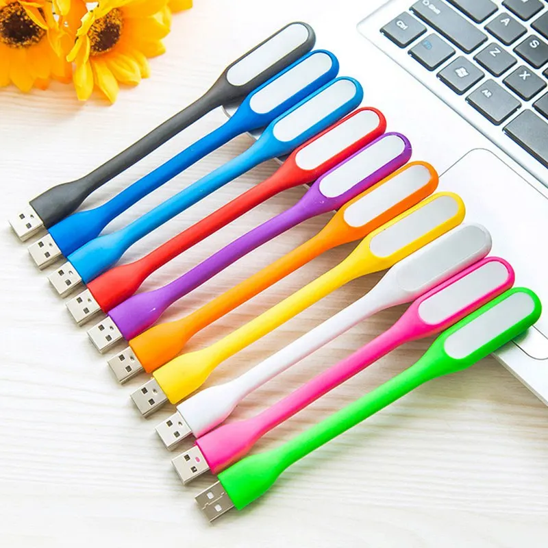 Hoomall USB светодиодный гибкий фонарик для клавиатуры, супер яркий мини USB фонарь для внешнего аккумулятора компьютера, ПК, ноутбука, настольного компьютера