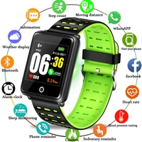 lige new smart sport bracelet men fitness tracker pedometer blood pressure heart rate monitor waterproof smart watch relogio