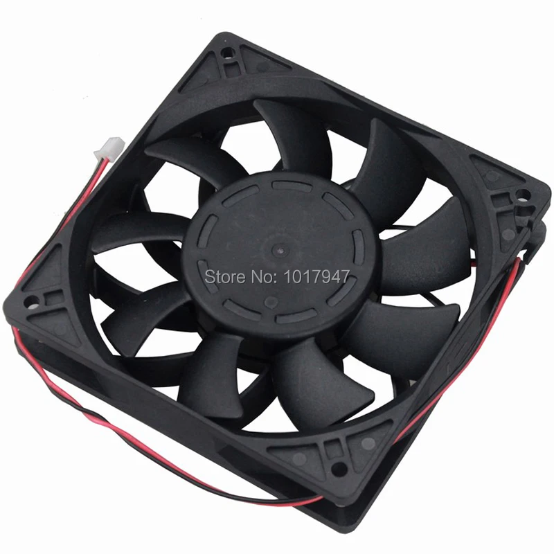 Gdstime 120 мм 12025 DC 24 В 2Pin 120x120x25 мм 12 см двойной шарикоподшипник высокого давления Сервер вентилятор охлаждения