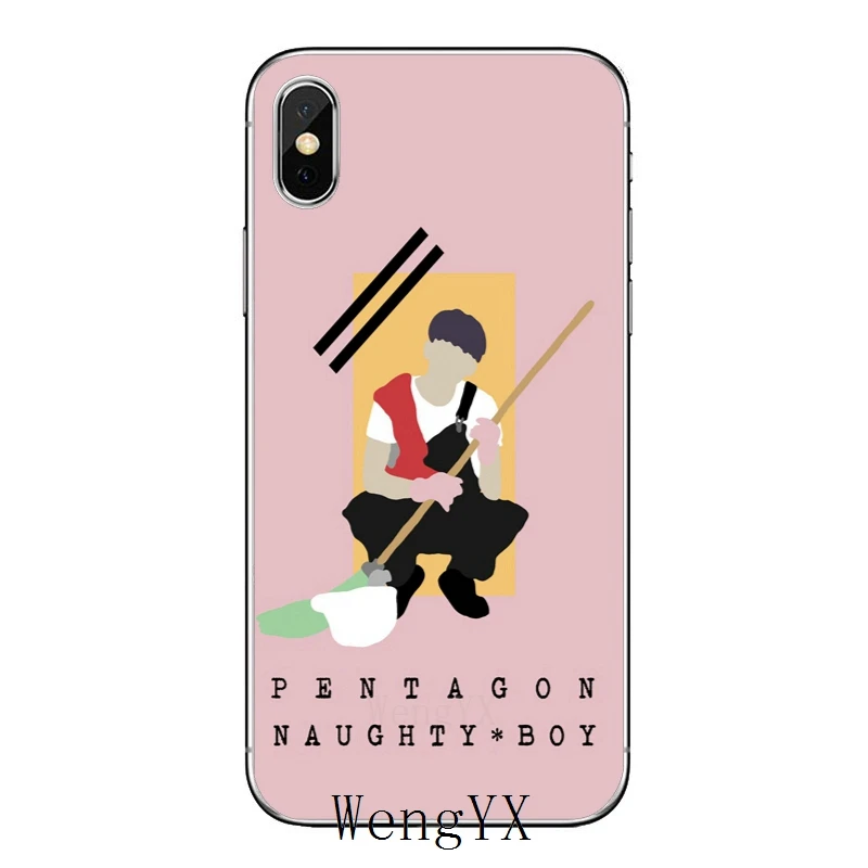 Мягкий чехол для телефона samsung Galaxy J4 J6 prime J8 A6s A7 A8 A9s star Note 9 S10 lite plus Пентагон kpop Корейская группа мальчиков