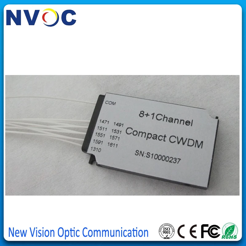 1*8 CCWDM Волоконно Оптический Компактный CWDM Mux или Demux модуль 8 Ch Compact без разъема с UPG