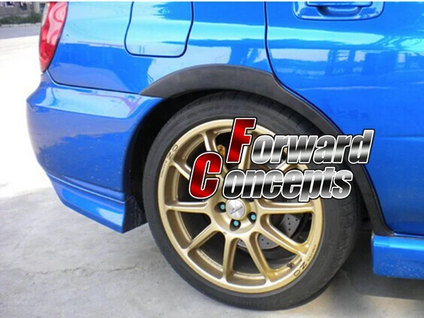 Для 2002-2007 IMPREZA WRX GD S204 заднее широкое крыло факельные накладки арок молдинги