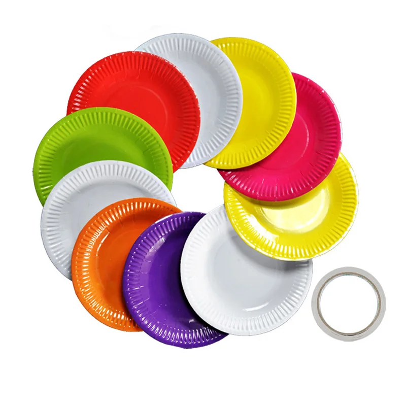 10 шт./компл. детский бумажный лоток ручной работы картина Мультяшные картонные