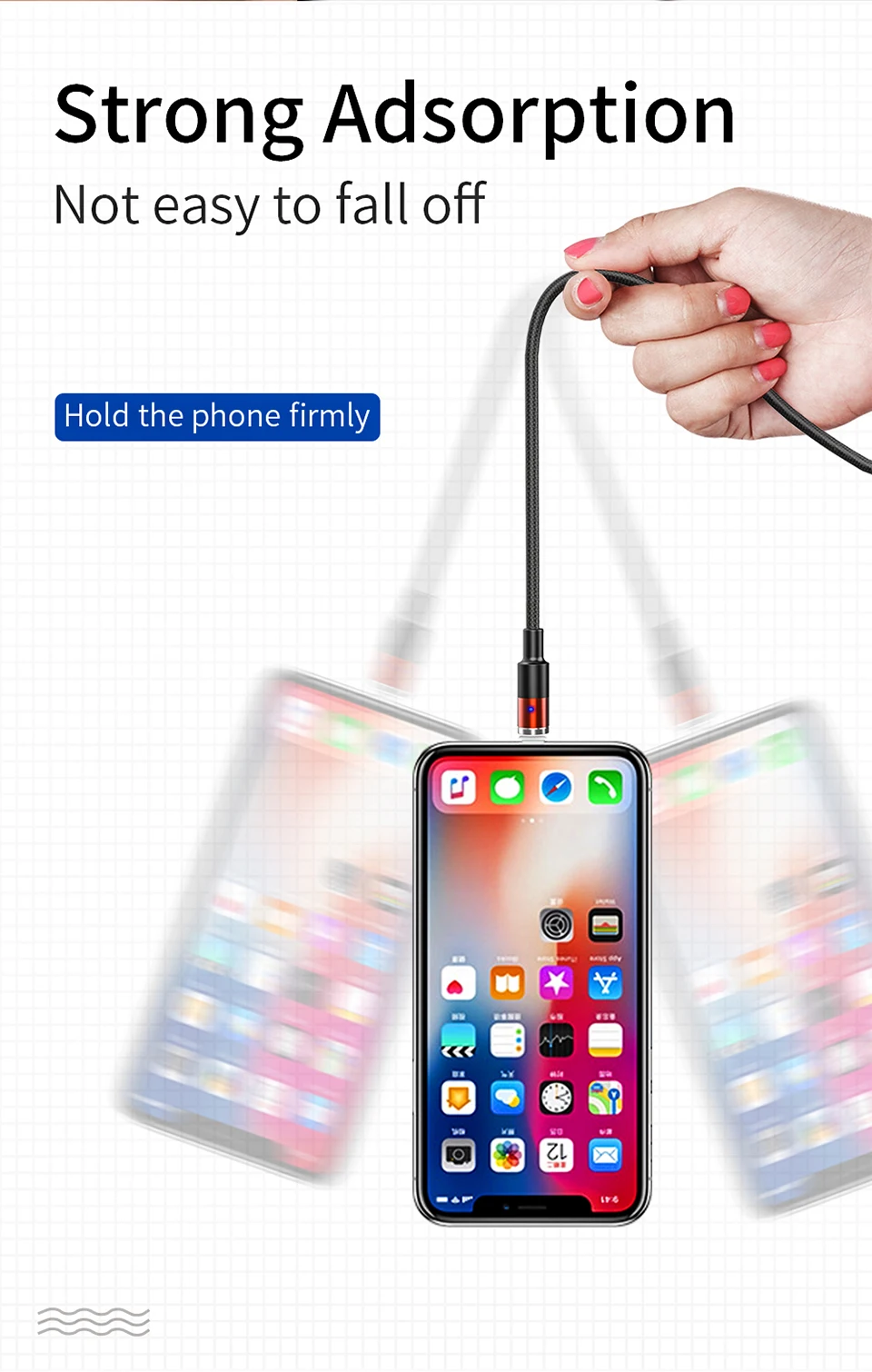 Магнитный кабель Micro usb type C для iPhone X 7 6s кабель освещения 1,2 м usbc 3A провод для быстрого заряда Магнитный Кабель зарядного устройства телефонный шнур