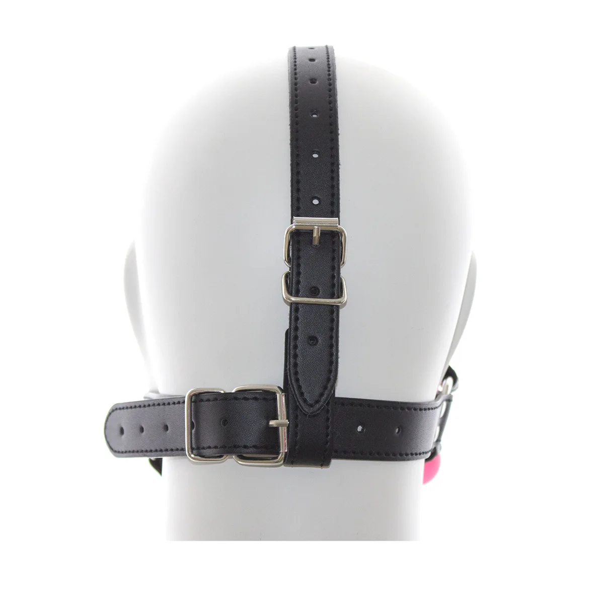 Садо силиконовые бит кляп для рта кожа маска ремешок собака кость на ремешках