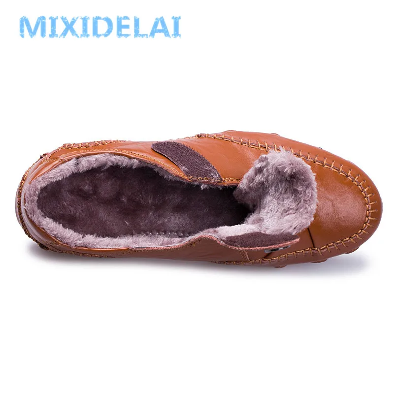 Men's Casual Shoes British Style Moccasins Genuine Leather Flats Zapatos Hombre Loafers Footwear Men Winter&ampSping Chaussures | Обувь