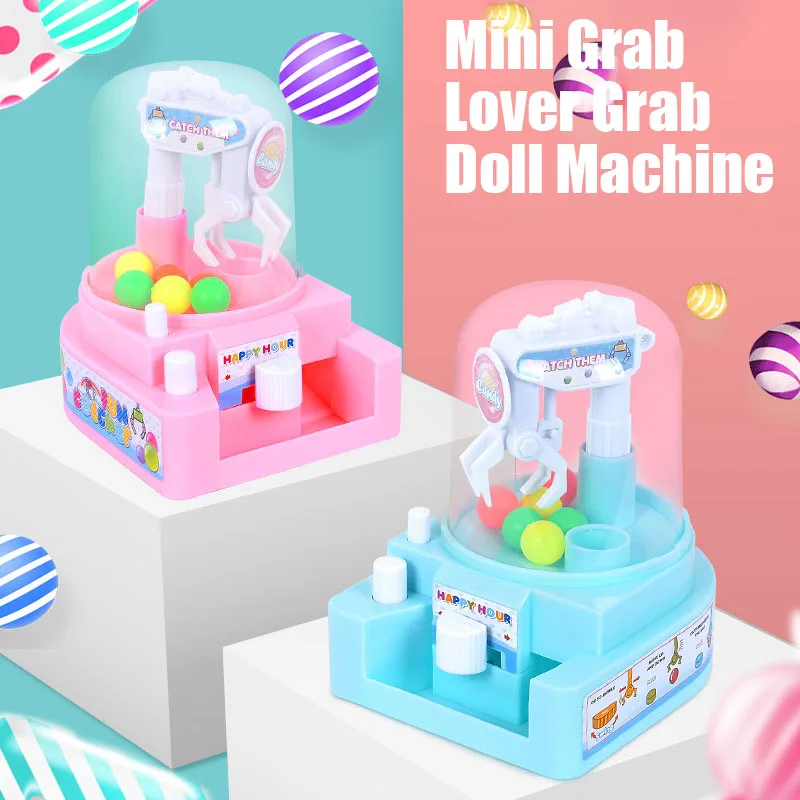 

Mini Claw Machine Kids Grab Ball Candy Doll Machine Toy for Kids Toys Gift BM88