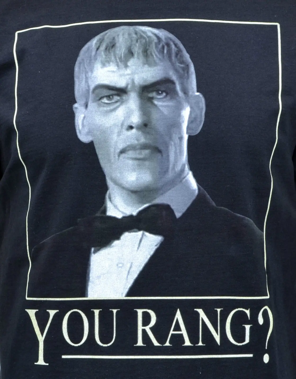 Мужская черная футболка 'YOU RANG? 'LURCH ADDAMS FAMILY GOTH HORROR MONSTER S-5XL | одежда