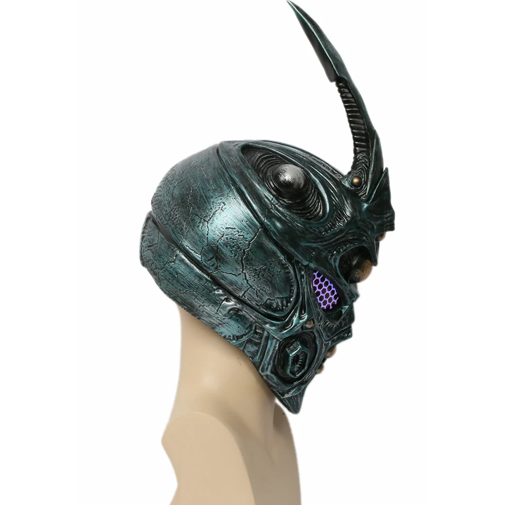 XCOSER Bio Booster Armor Guyver шлем с подсветкой аниме косплей реквизит маска для косплея шлем на всю голову со съемным рогом