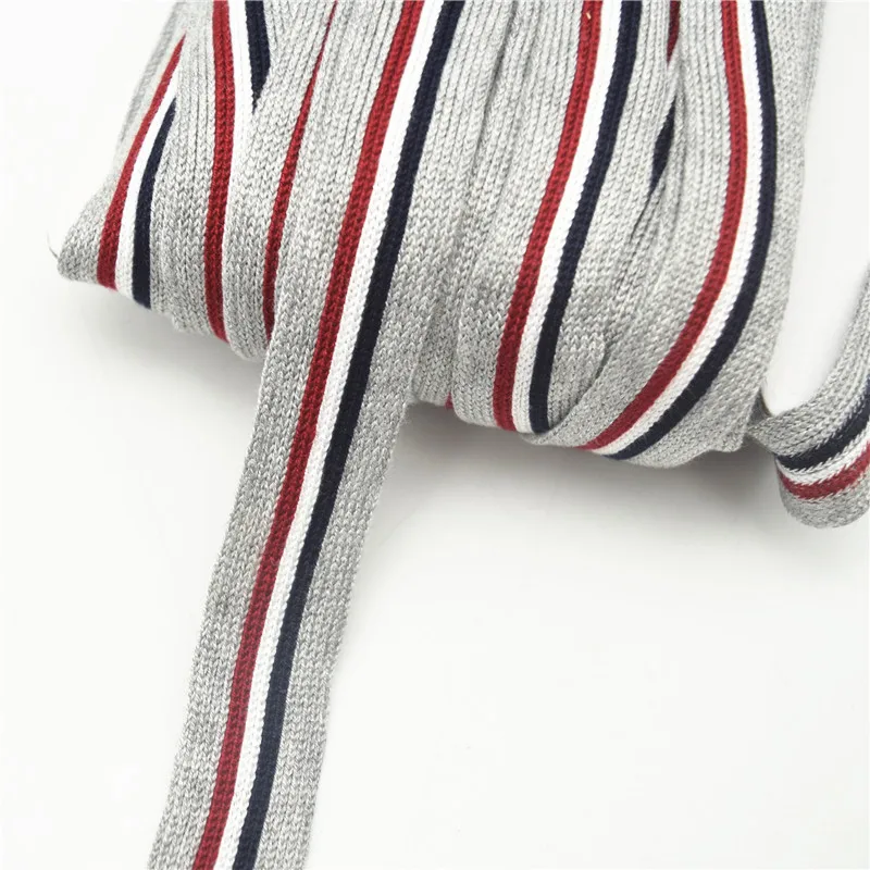 

10yards Cotton Webbing Striped Strap thick DIY Clothes bag/belt making tape