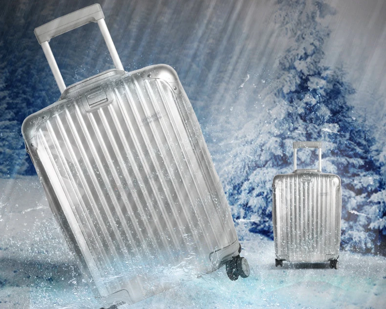 ПВХ Чехлы для багажа Rimowa, прозрачный чехол для чемодана на молнии, прозрачный защитный чехол для багажа, органайзер, аксессуары для путешествий