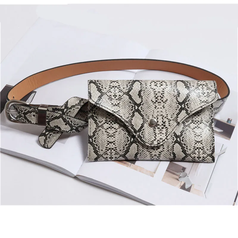 Поясная Сумка XMESSUN в стиле ретро забавная сумка со змеиным принтом женская модная