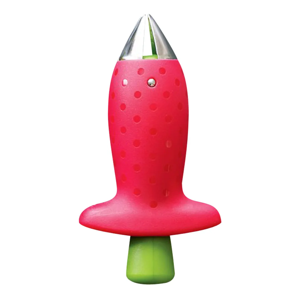 1Pcs Strawberry Huller Metal Tomato Stalks Plastic Fruit Leaf Knife Stem Remover Gadget Strawberry Hullers Kitchen Tool Freeship images - 6