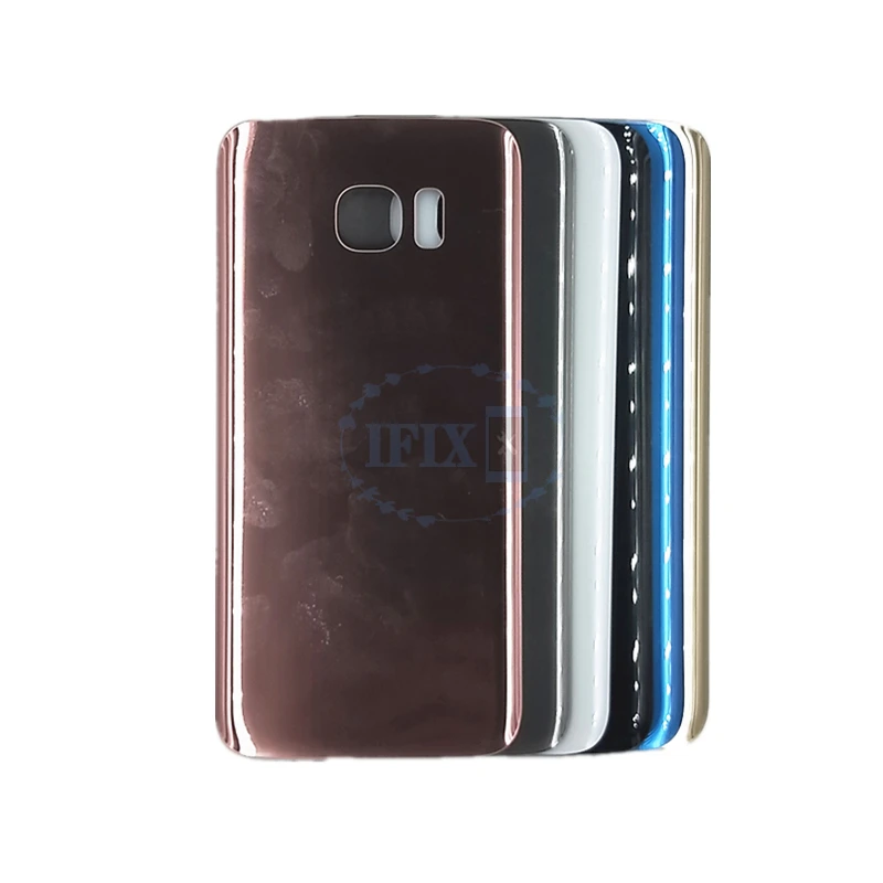 Для samsung Galaxy S7 SM-G9300 разноцветная батарея задняя дверь Чехол черный, Белый Цвет: золотистый, синий аксессуары для мобильных телефонов