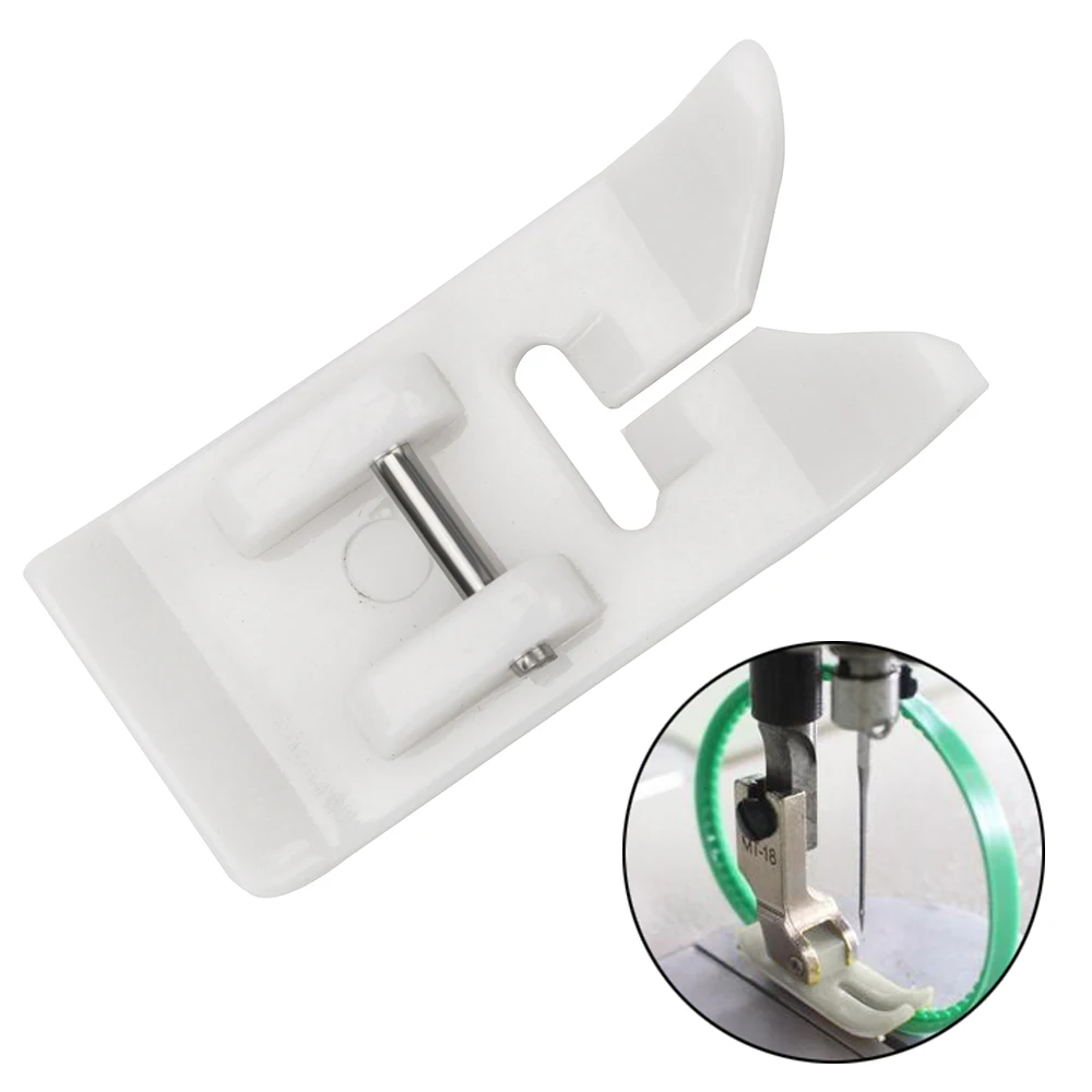 1 шт. бытовая швейная машина аксессуары белая кожа давление ноги антипригарное