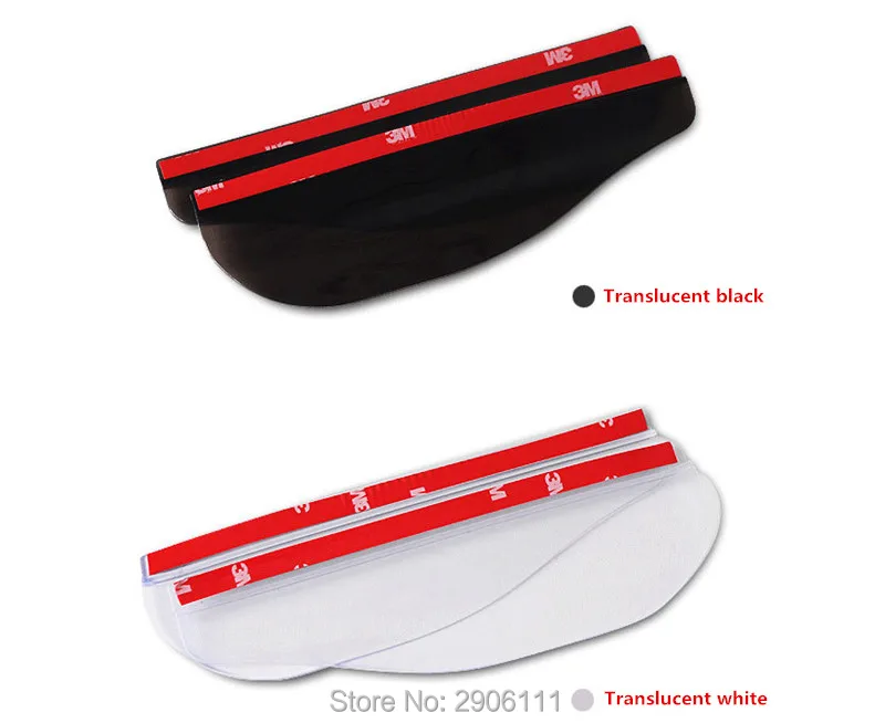 2 шт./лот ПВХ Автомобильное зеркало заднего вида дождик бровь для saab key 9 3 5