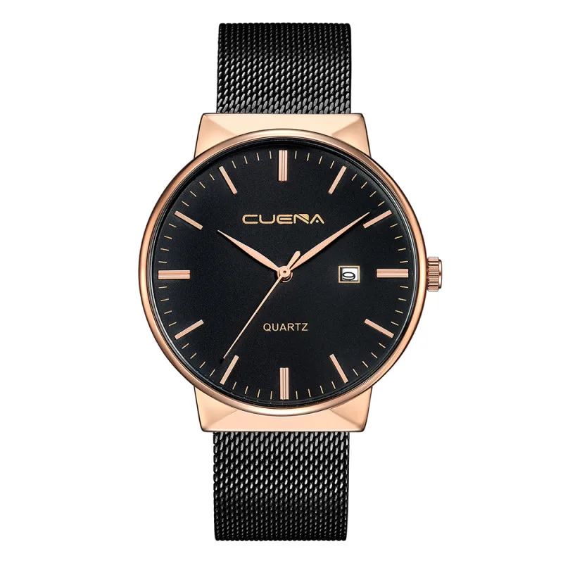 Часы наручные мужские кварцевые Роскошные водонепроницаемые ультратонкие