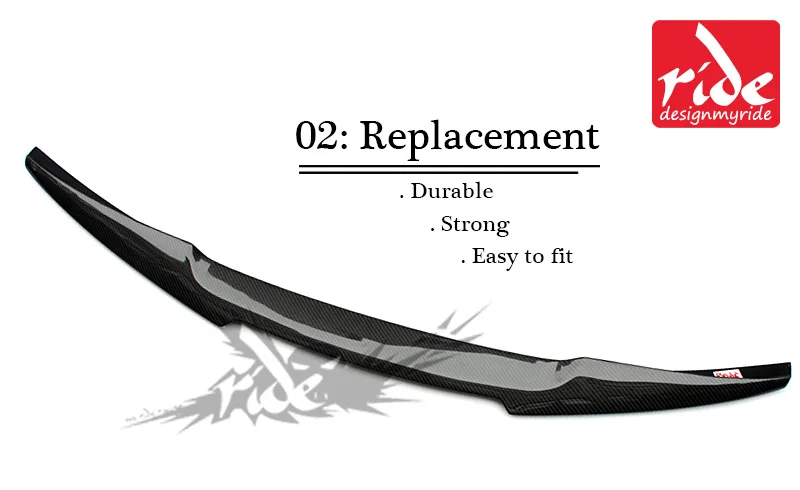 For Audi A5 A5Q High-quality Carbon Rear Spoiler Tail M4 Style Coupe Fiber Trunk Wing 2-Door 09-16 | Автомобили и мотоциклы