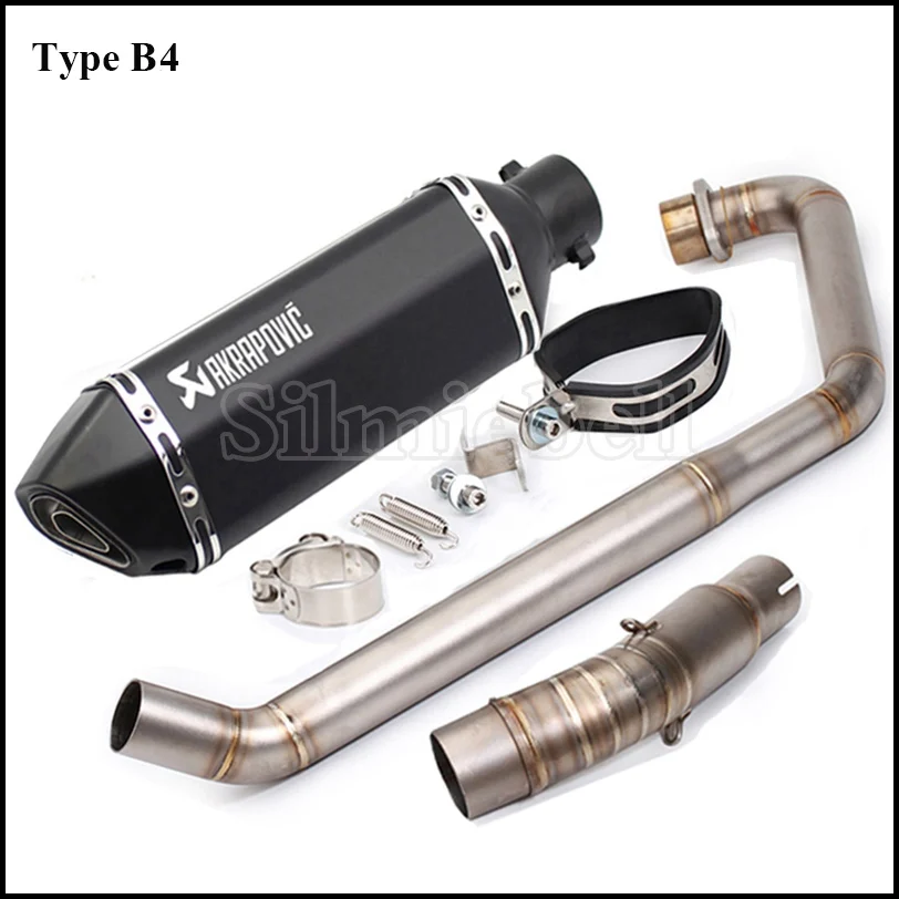 CB150R Escape Moto выхлопная труба для Honda CBR150R CBR150 без шнуровки мотоцикла Akrapovic глушитель
