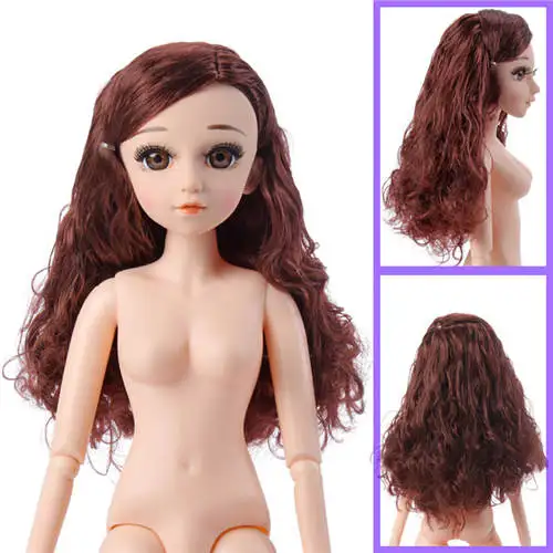 Серый 15 подвижных шарнирных 60 см 1/3 BJD куклы женские голые обнаженные женщины кукла тело с обувью модные куклы игрушки для девочек подарок - Цвет: Серый