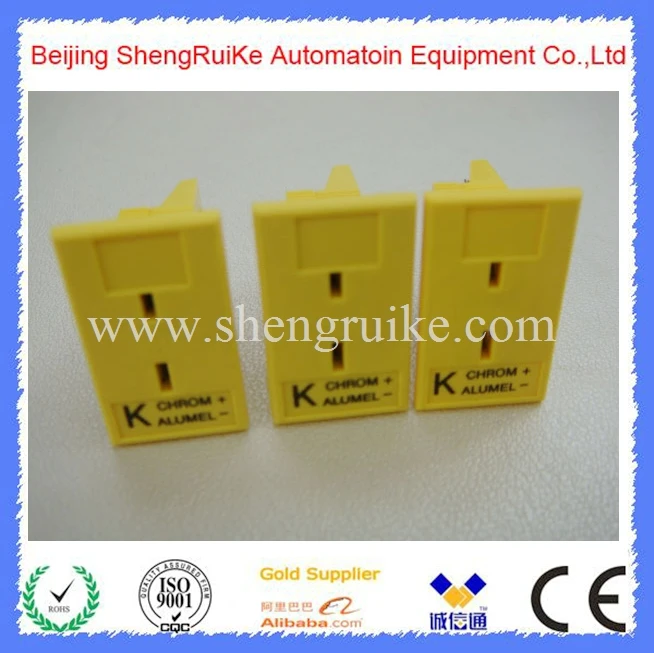 Миниатюрная панель K разъем термопары желтого цвета Омега|k type thermocouple connector|thermocouple