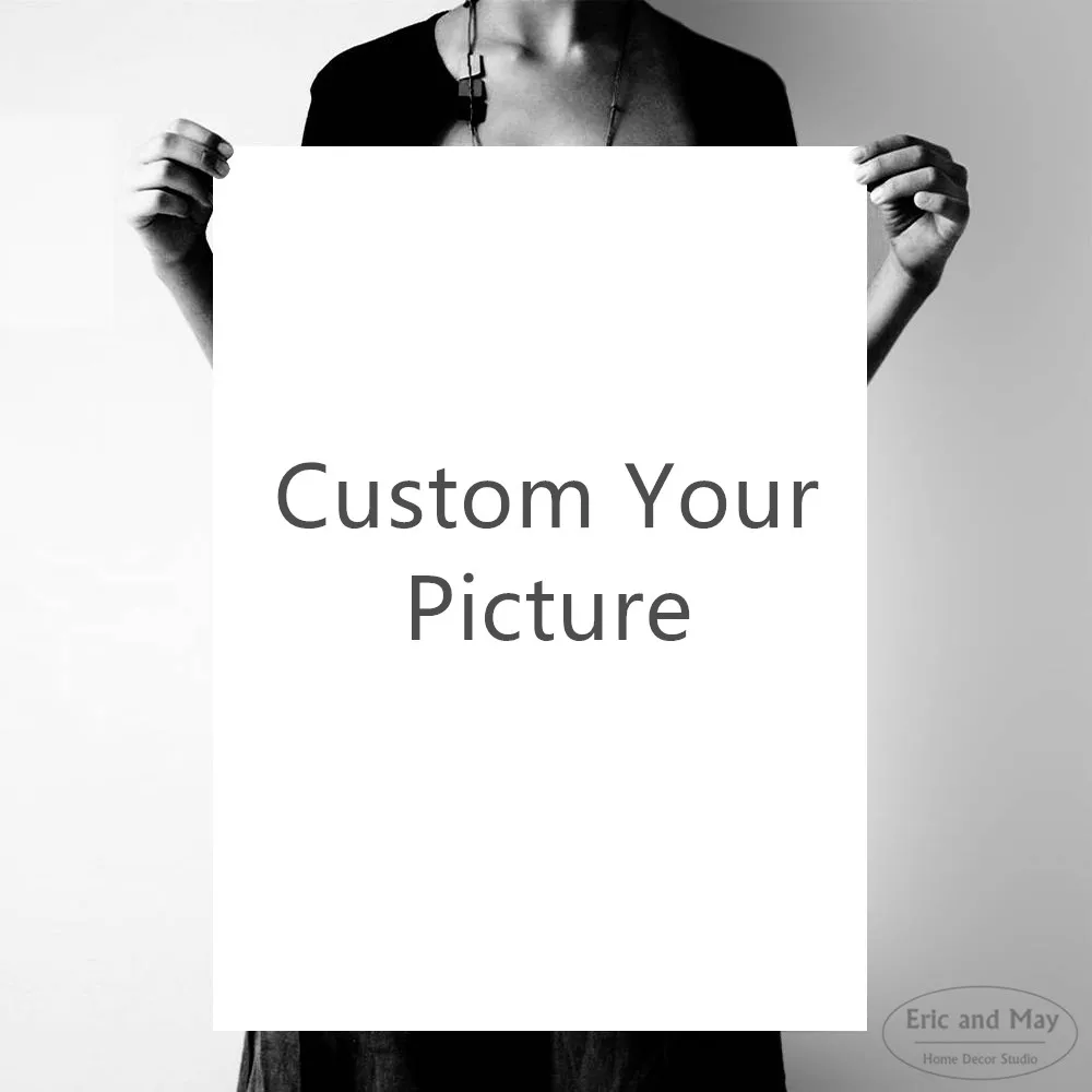 

Custom Your Picture DIY Art Posters And Prints Canvas Painting Wall Pictures For Living Room Decoration Home Decor Unframed