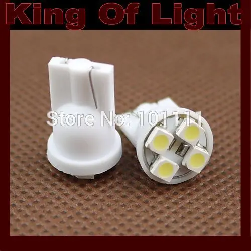 20X авто светодиодный 194 W5W 4SMD T10 4 smd 3528 клиновидный светильник лампа белый синий
