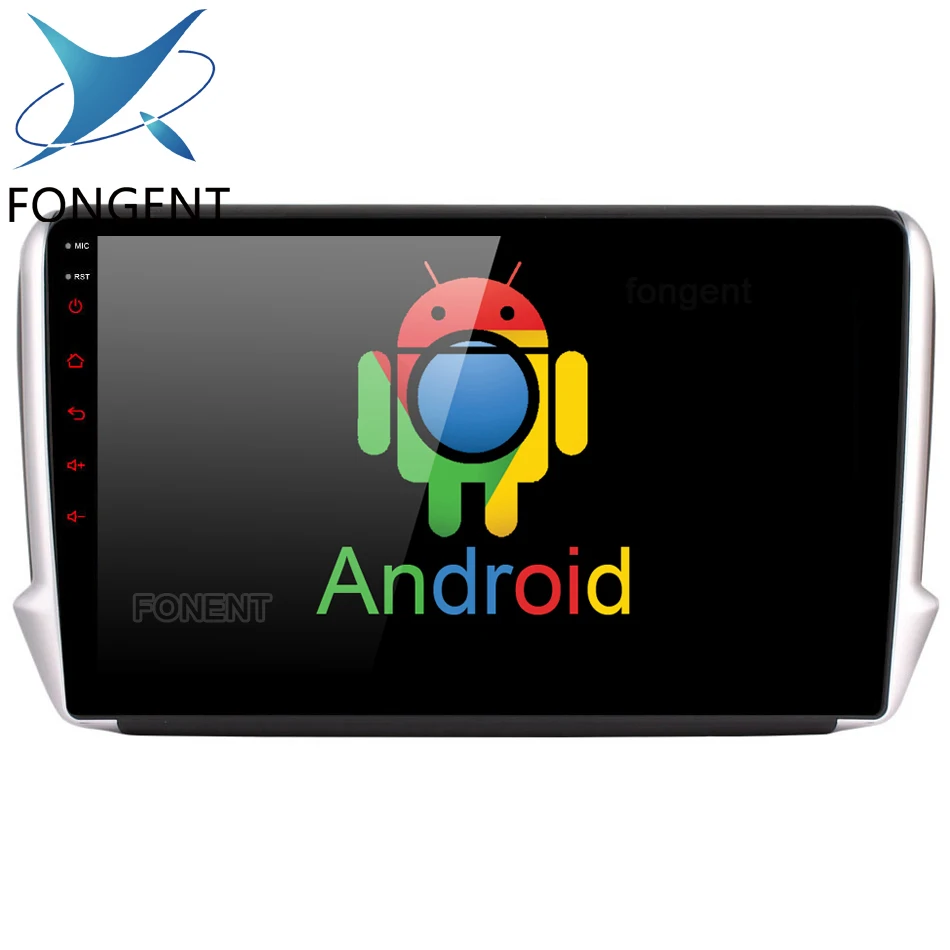 Fongent 10 2 &quotAndroid 8 0 автомобиля GPS плеер для Peugeot 208 2008 2012 2013 2014 2015 2016 2017 Авто радио