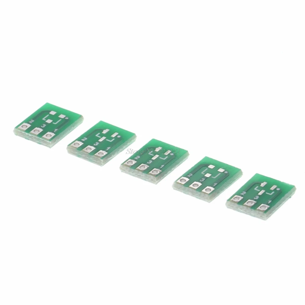 10 шт. двухсторонний SMD SOT23-3 для DIP SIP3 адаптер печатной платы DIY конвертер Интегральные схемы