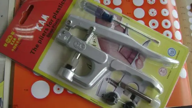 Защелки Плоскогубцы 10 Шт./лот Кам Пластиковые Snap Кнопки DK 001 Оснастки Инструмента