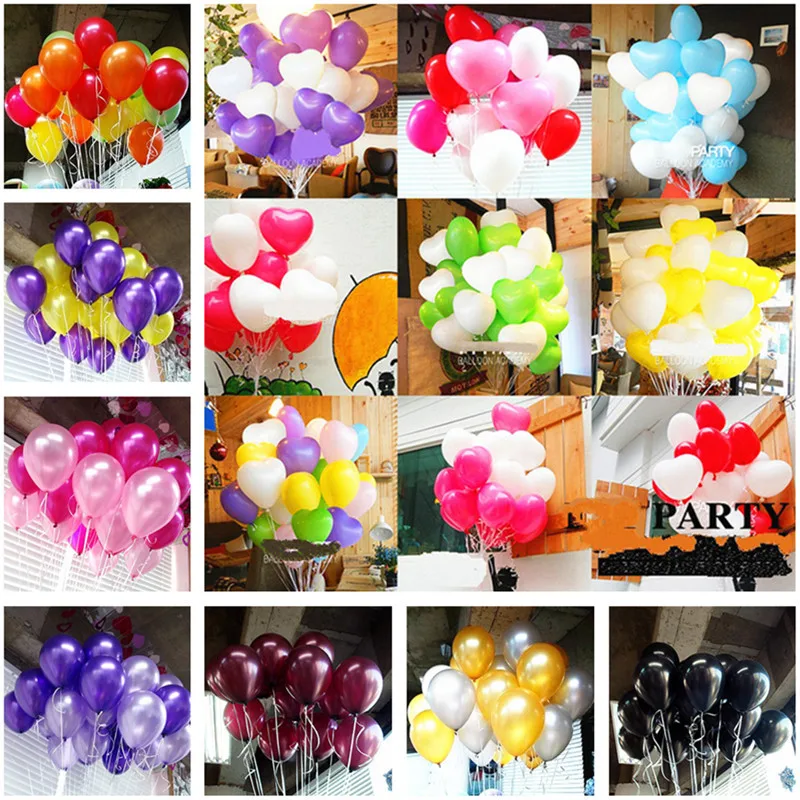 

10pcs 12inch 2.2g Black Heat Latex Balloons Party Wedding Party Decoration Kids Children Birthday Party Supplies Air Balls Toys