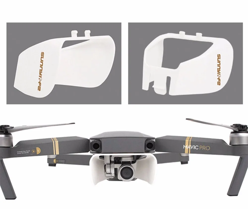 Mavic Pro камера солнцезащитный козырек бленда блики защитный кожух камеры крышка для DJI Mavic Pro Платиновый Дрон протектор запасные части