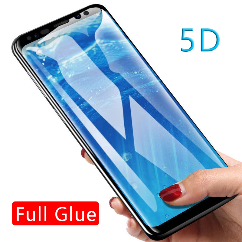 Закаленное стекло 5d с полным покрытием для samsung j2 pro j4 j6 j8 2018 защитная пленка