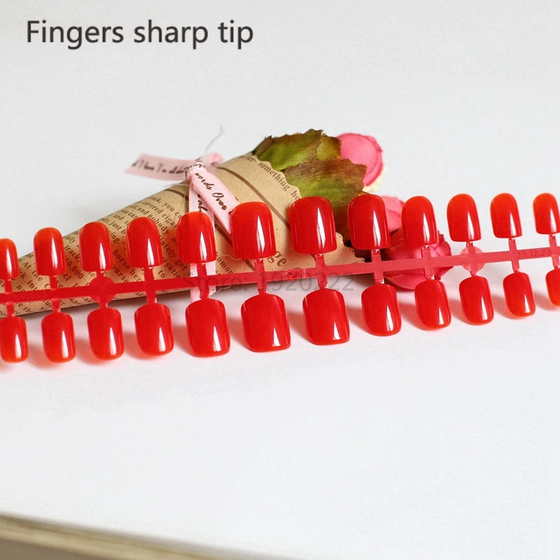 2020 24 шт короткий абзац новый милый конфетный Цвет Горячая покупка поддельные