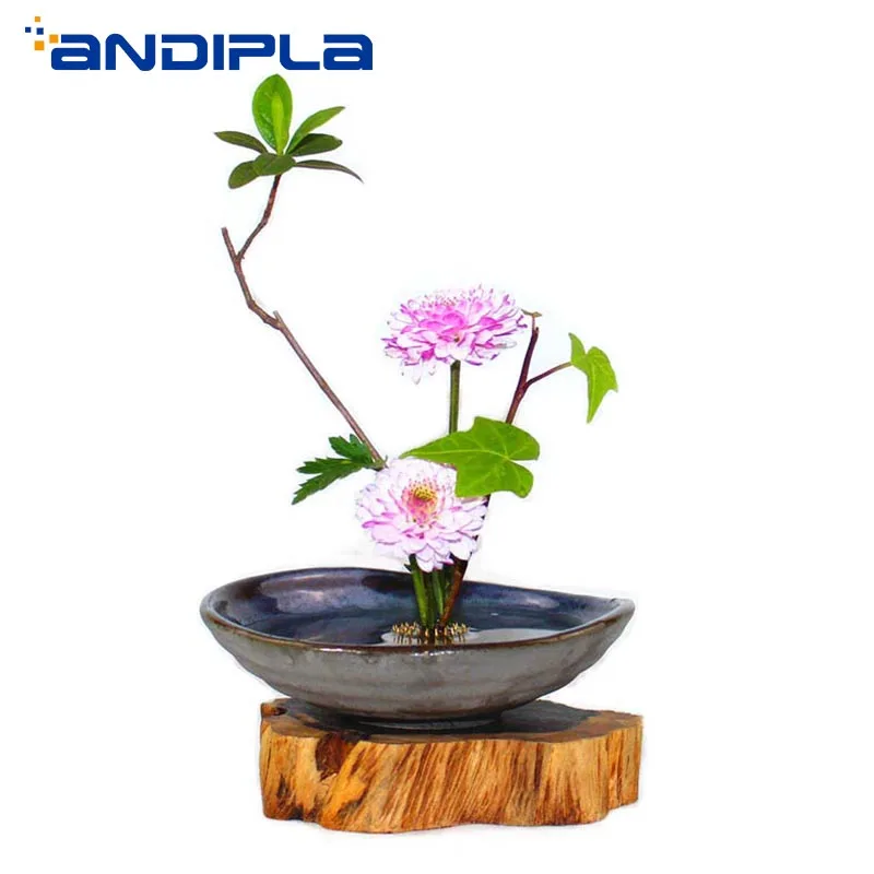 Zen керамический горшок для цветов в японском стиле грубая керамика ваза